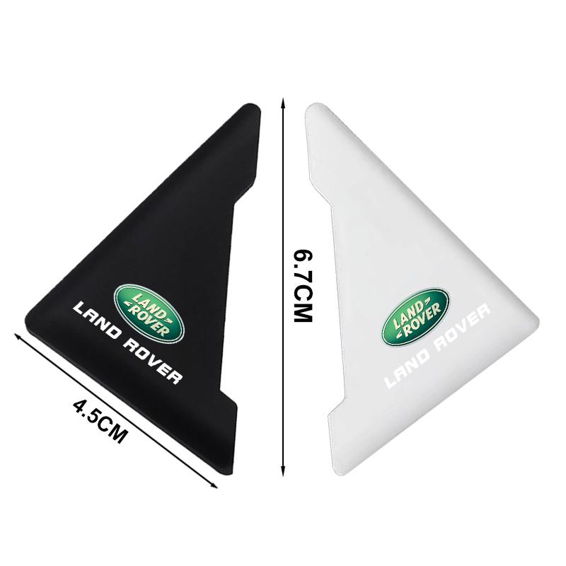 2 Pièces Protection d'Angle de Porte de Voiture en Silicone Anti-Collision pour Land Rover Discovery Range Rover Evpque Defender Voiture Lunettes Rover L322 L405