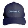 Cinnabon Restaurant Logo Baseball Cap Quick Dry PerforUnisexce Cotton Twill Breathable Contrast Two Tone Brim