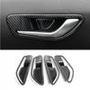 For Hyundai Santa Cruz -2026 Carbon Fiber Interior Door Handle Bowl Cover 4p