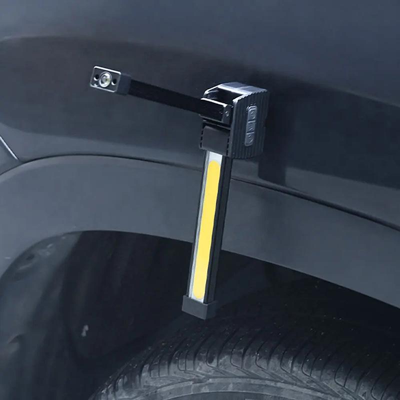 Portable Led Flashlight With Hanging Hook, Handheld Usb Rechargeable Worklight Outdoor Camping Light Auto Repair Work Light