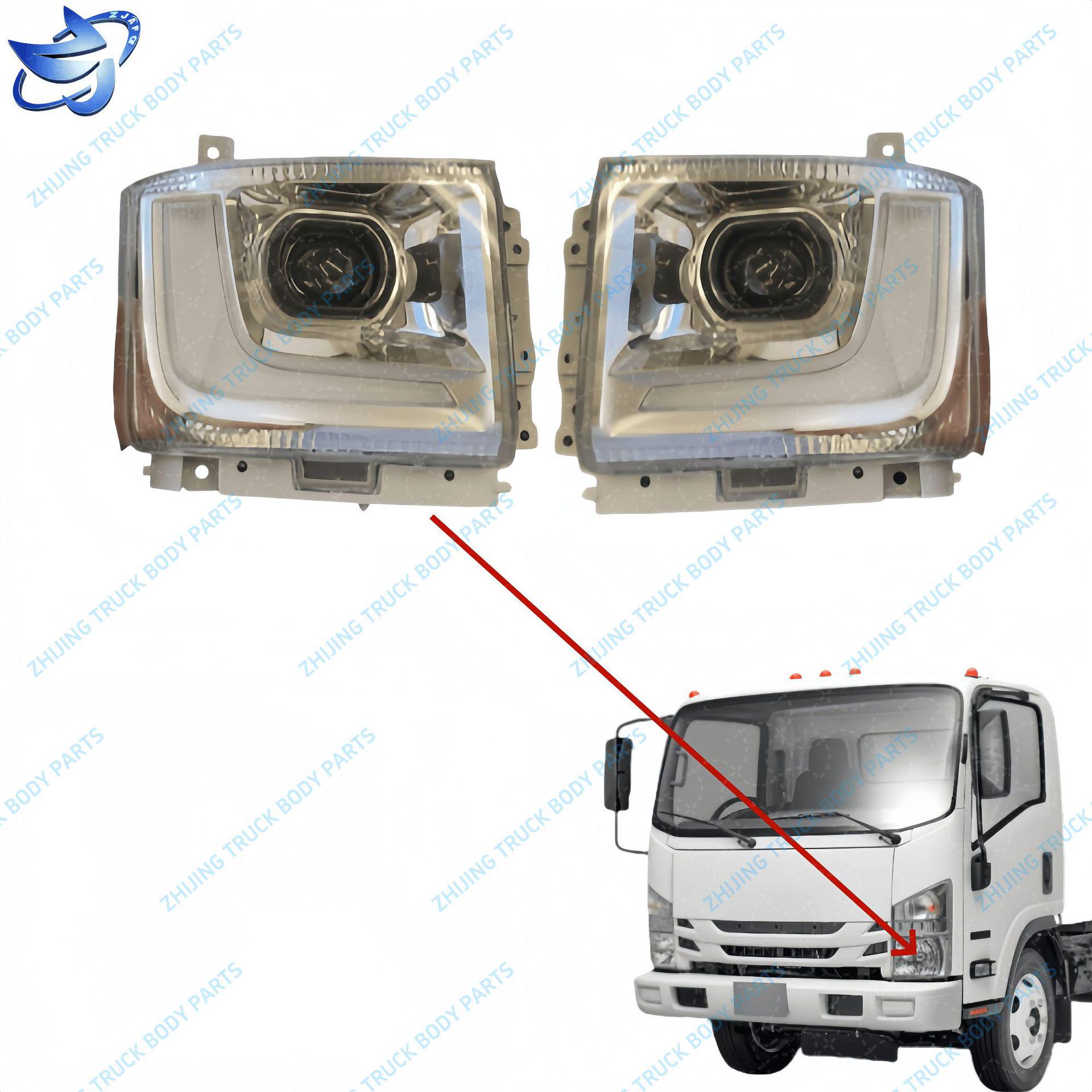 2008 Isuzu 700P NPR Truck Single-Lens Headlight Right-hand drive (driver) 12V