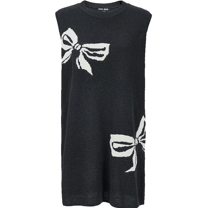 

VEROMODA Sleeveless Bow Print Cotton Dress XL