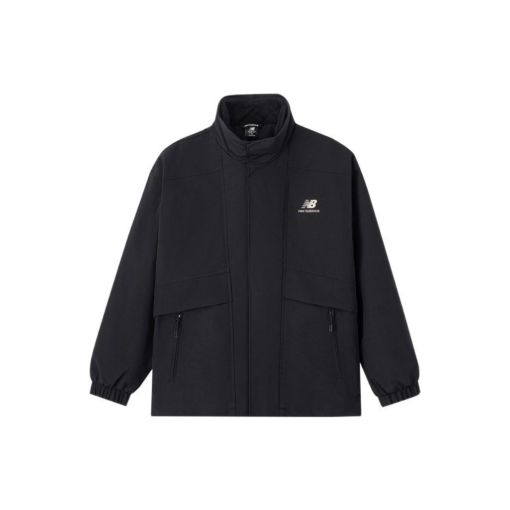 New Balance Logo Print Sport Jacket Asia Sizing  Black  Men s AMJ31305-BK L