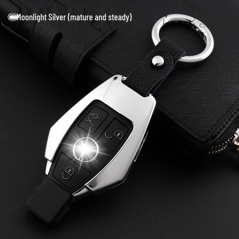 Mercedes Key Shell Cover for 17 Models: Fits GLC, GLA220, 260GLE, 320C200L.