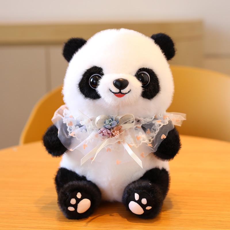 Adorable Giant Panda Plush Toy - Realistic Stuffed Animal for Kids