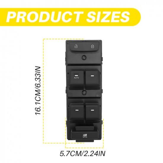 Power Window Master Switch Control Driver Side LH For Hyundai Sonata 2015- A