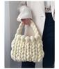 Icelandic Wool DIY Chunky Knit Korean-Style Tote Bag