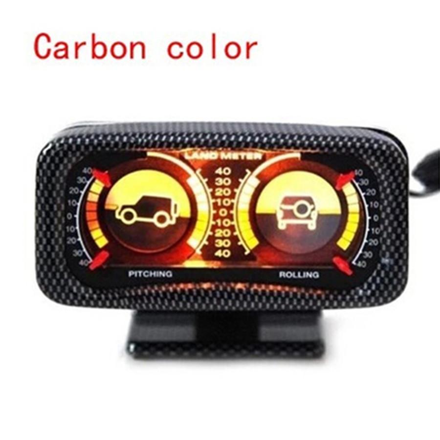 Car SUV Sedan Digital Inclinometer Level Tilt Gauge Slope Meter With Light