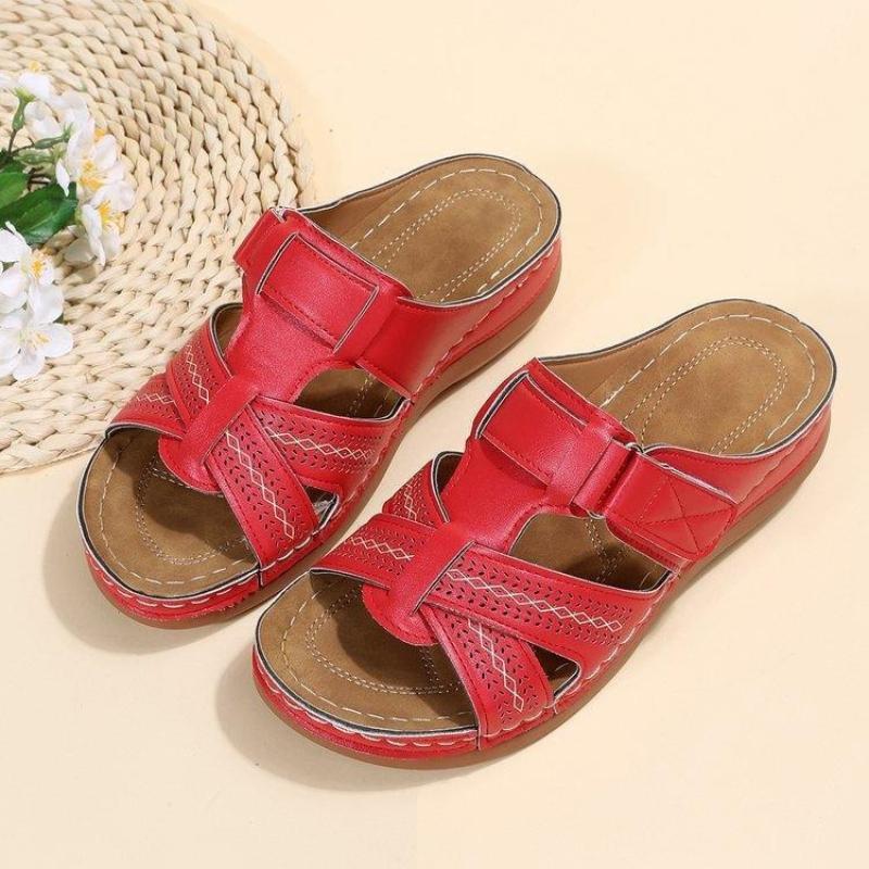 Summer New Women's Slippers Premium Orthopedic Open Toe Sandals Lightweight Casual Platform Shoes Non Slip Women Wedge Sandals