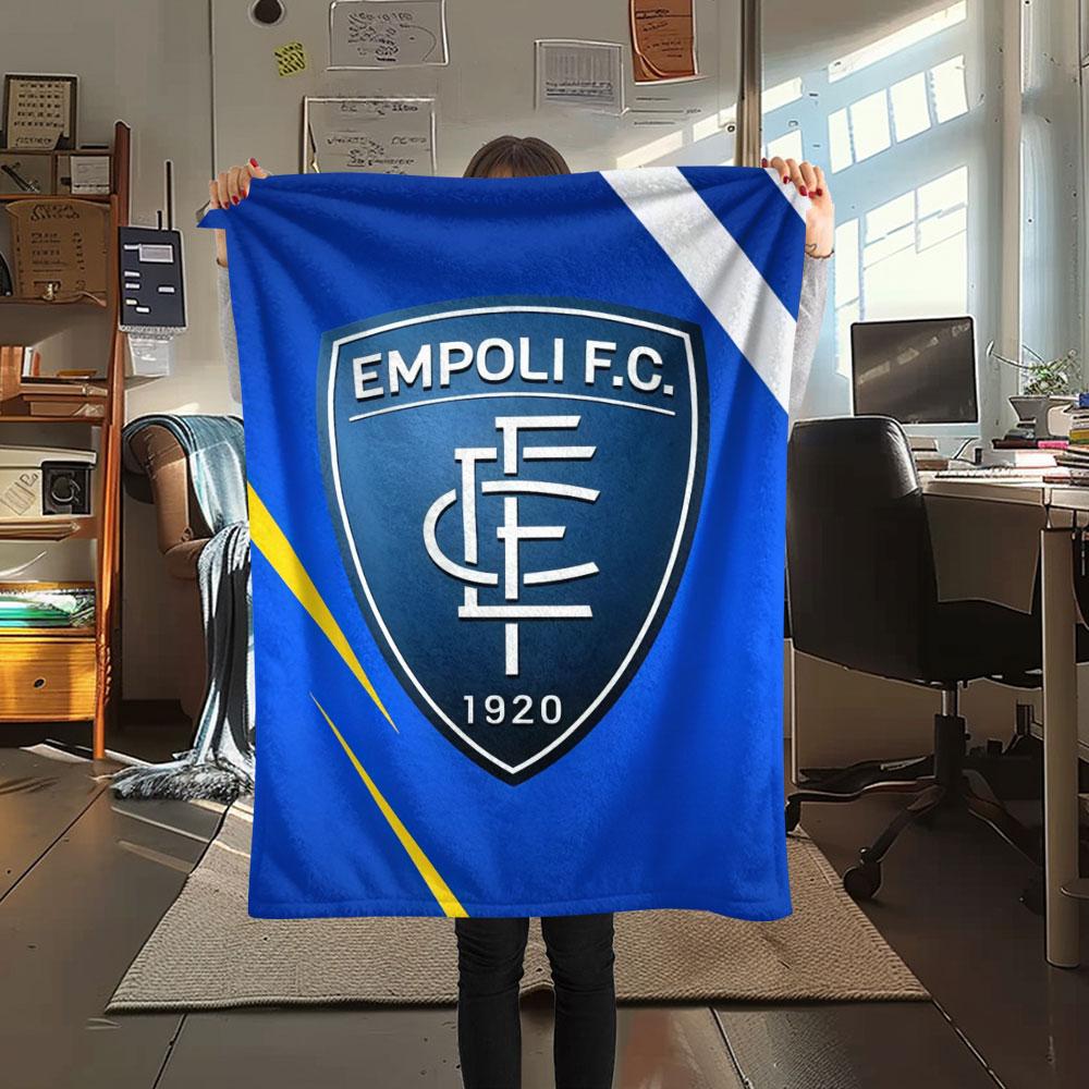 Empoli logo FlAannel Blanket, High quality Comfortable for All Seasons, Home Decor, Warmth and Comfort