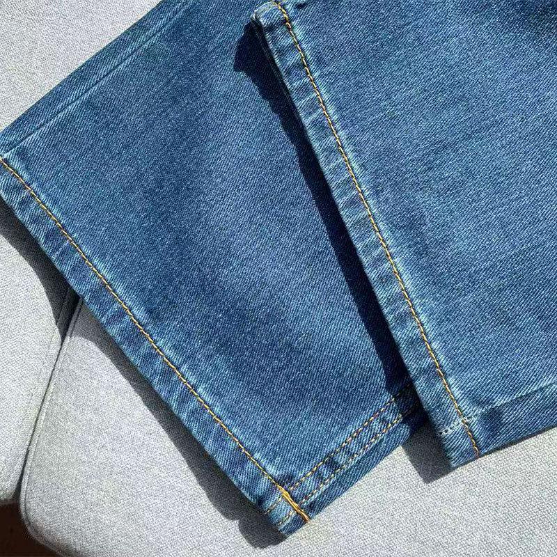 Spring Women s Slimming High-Waisted Cargo Denim Pants 28