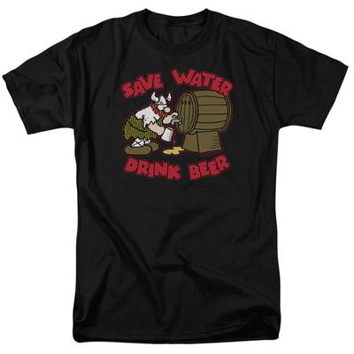 Hagar the Horrible Save Water Drink Beer Comic Book Tee Unisex T-shirt