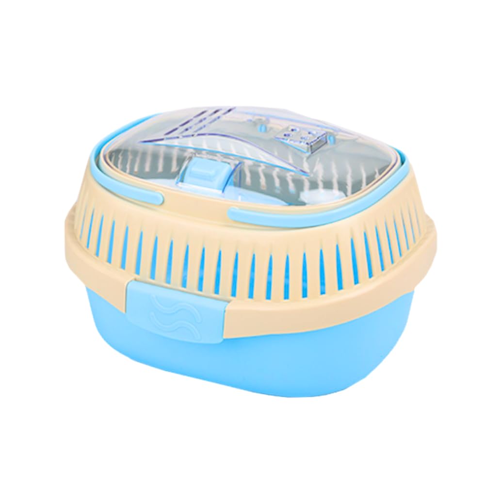 

ideamall Small Animal Carrier Cage for Traveling, Pet Carrier (Blue)