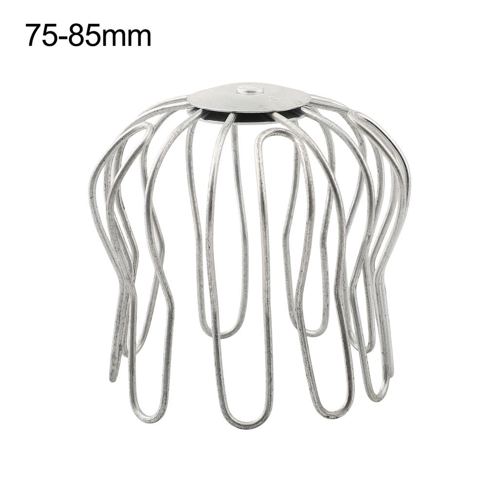 Stainless Steel Floor Drain Roof Balcony Gutter Guard Strainer Anti-blocking Rain Pipe Cap Outdoor Drainage Plumbing Fitting