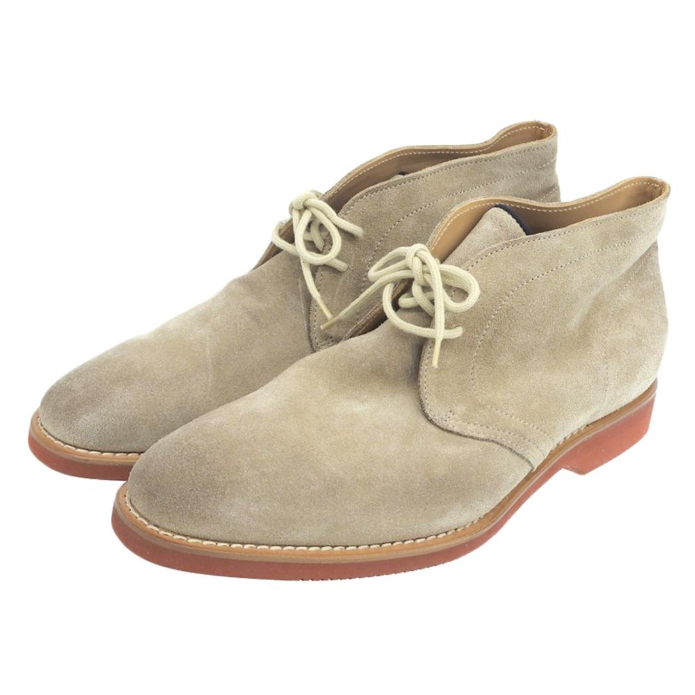 Brunello Cucinelli Herren Wildleder Desert Boots, Beige, Größe 44, MZUCIMC014 Schuhe 44 beigeGebraucht