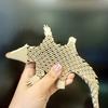 3D Printed Anime Hedgehog Statue - Durable Plastic Gradient Color Animal Decor, No Electricity Needed for Indoor/Outdoor Use, Pe