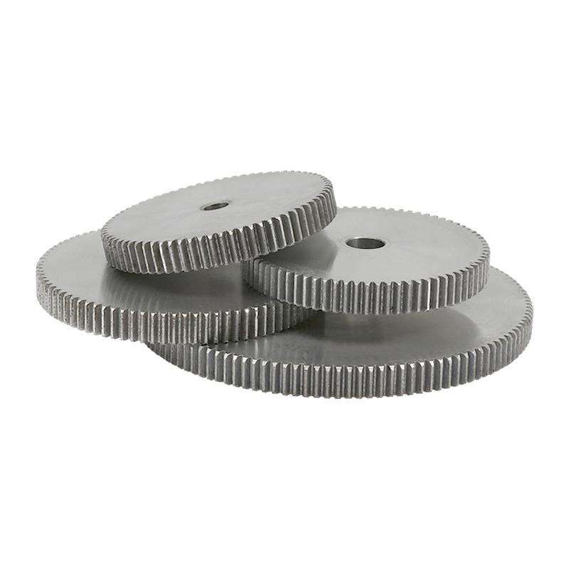 Flat Gear 1M-110/115/116/120/125/130/140/150T SC45# Carbon Steel Soft Teeth Surface Gear Wheel For Transmission Parts