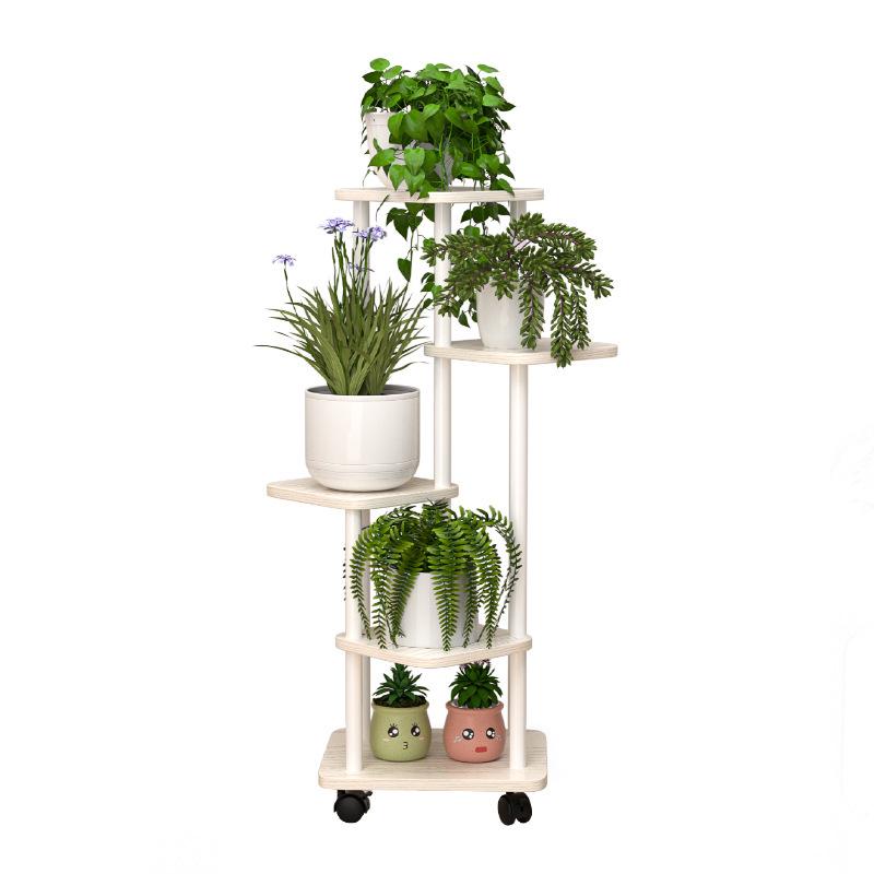 Multi-layer Floor-standing Flower Pot Rack for Living Room and Balcony