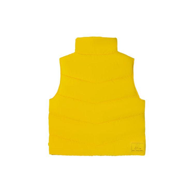 Vans X Tierra Collaboration Stand Collar Solid Color Fleece Cotton Vest Women vest Bright-Yellow VN0A7PRPSEJ
