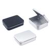 Small Cartoon Tin Box Hairpin Storage Case Rectangular Jewelry Cosmetic Organizer For Candy Pill Hinged Empty Box