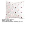 Throw Pillowcase Bowknot Heart Pattern Valentine Day Decorative Throw Pillow Cover Sofa Chair Patio Car Pillow Cushion