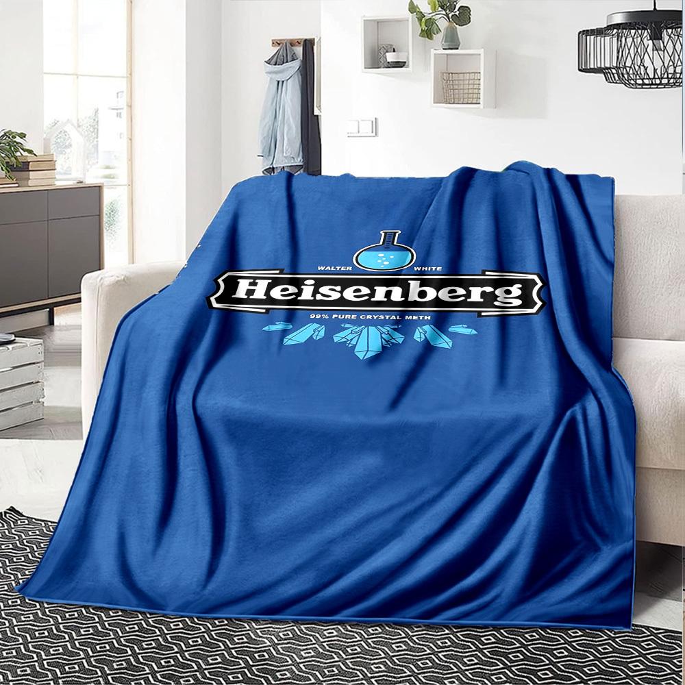 1pc Heisenberg Walter White Soft Flannel All Season Throw for Home, Office, Outdoor UseDurable Comfort Soft Warm Throw for Home