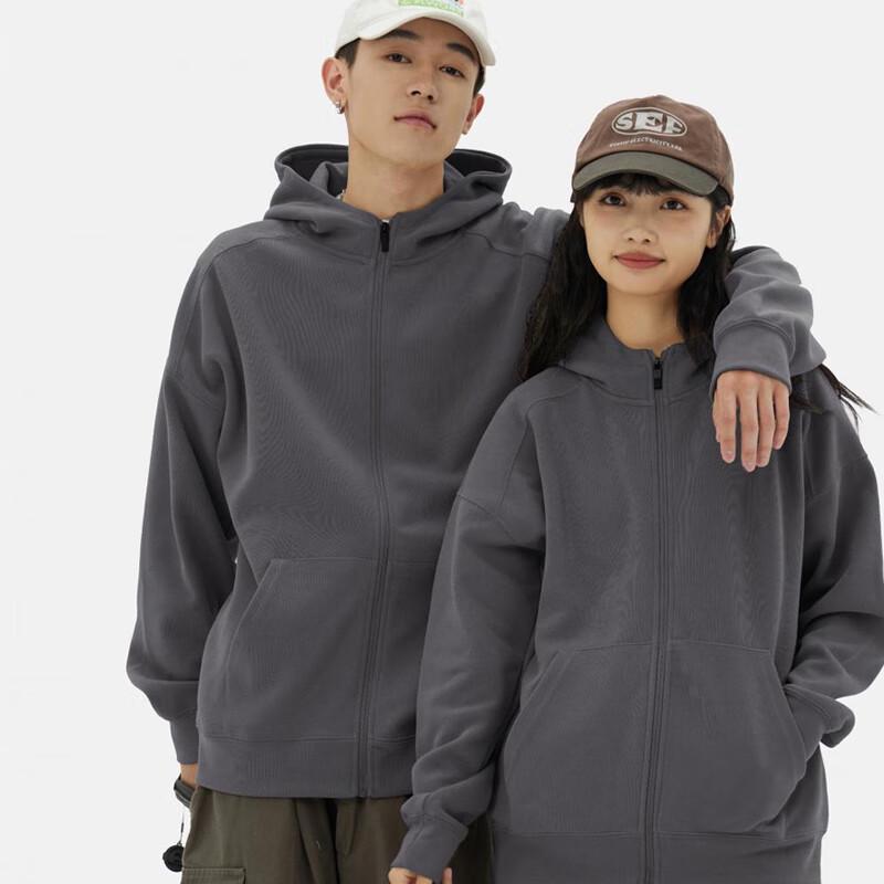 Customizable Zippered Hooded Sweatshirt FXHD9902