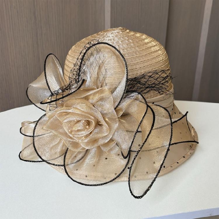Girls Church Hat for Wedding Sun Hat Summer Hat Outdoor Beach Summer