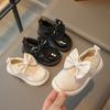 Fashion New Girls Knitted Shoes with Bow-knot Stretch Fabric Princess Kids Flats for School Little Children Loafers Hook & Loop Princess