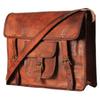 Men's Genuine Real Sling Leather Handbag Briefcase Laptop Shoulder Messenger Bag