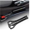 2PCS Car Seat Gap Filler Organizer With Storage Slots,Upgraded Car Gap Filler For Storing Phones,Keys,Items,Plug & Play No Drop Seat Guard For Cars