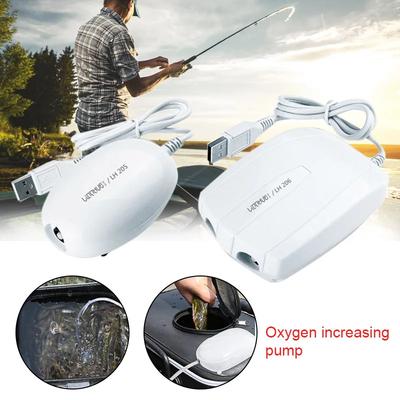 USB Fish Tank/Aquarium Air Pump - Ultra-Silent Circulating & Oxygen Pump with Filter