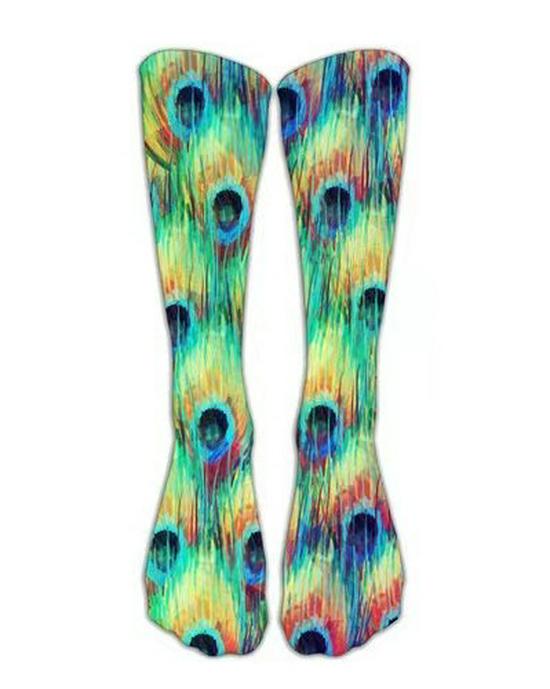 3D Animal Paw Mid-Calf Socks - Cartoon Print, Fun Hoof Design for Adults, Cat & Dog Styles