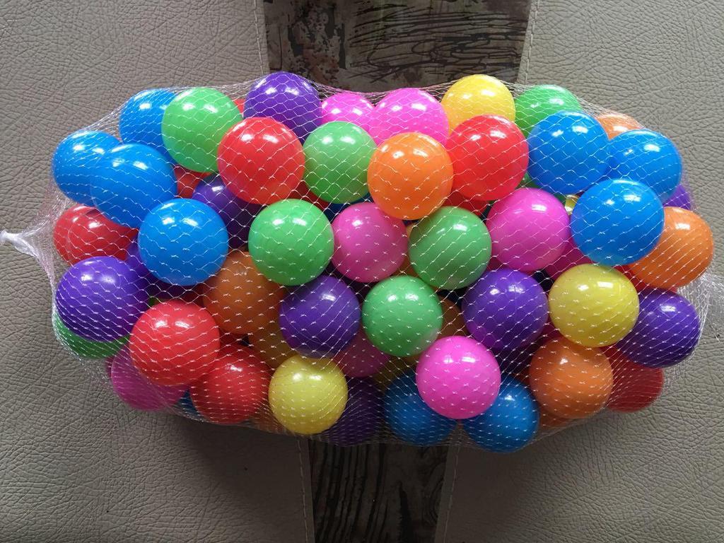 Pearlescent Colored Plastic Ocean Balls for Playgrounds