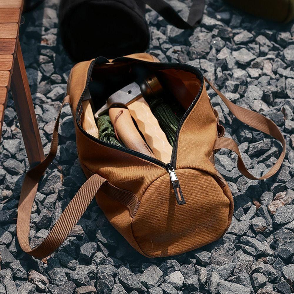 Camp Utensils Organizer Tent Stake Tool Bag Waterproof Tent Peg Bag  Outdoor Camping