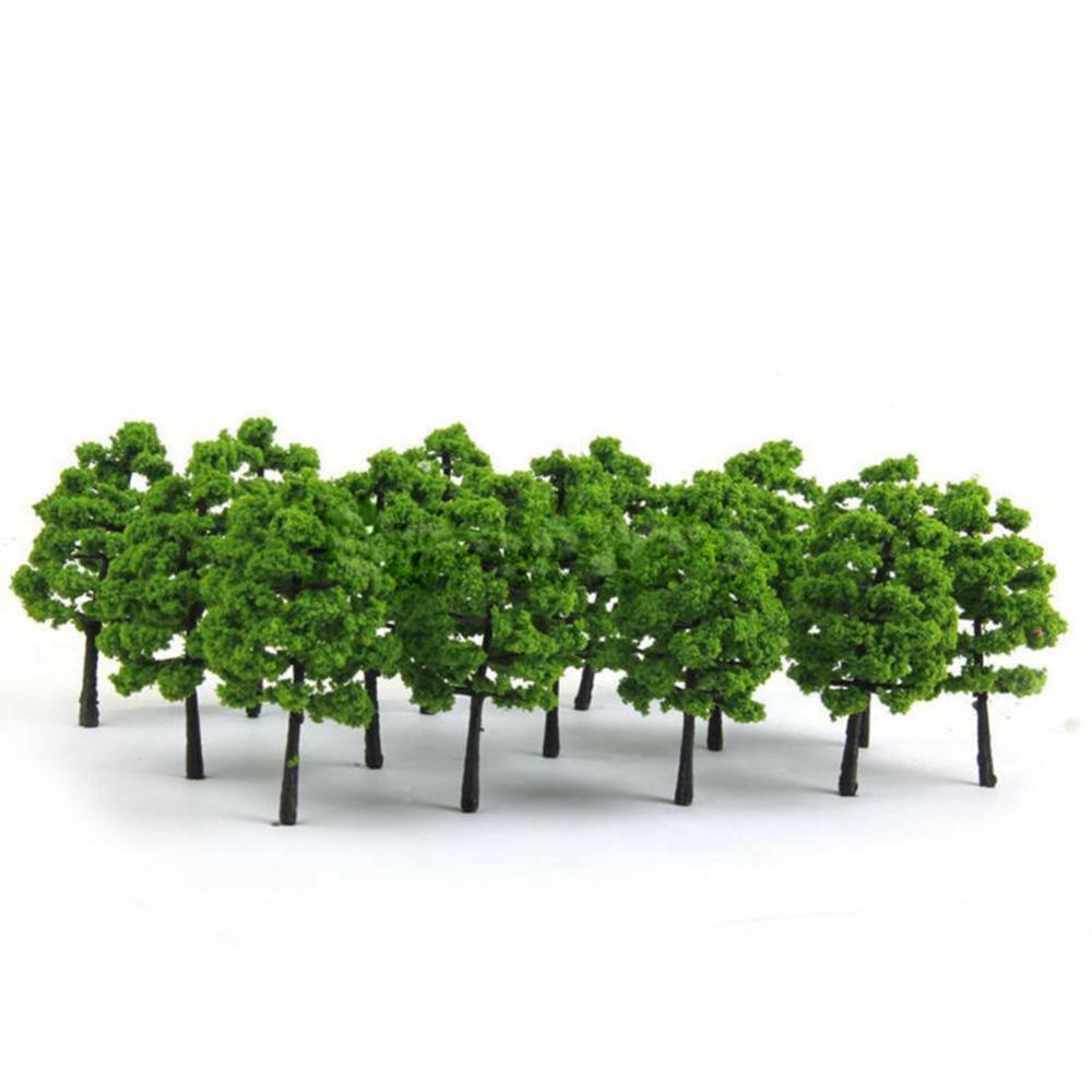 Train Railroad Model Trees Diorama Wargame Park Landscape DIY Handmade
