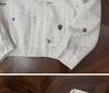 2025 Herbst Guochao Herren Blumenstickerei Retro Hoodie Jacke