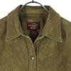 Eddie Bauer Long sleeve suede leather jacket M Brown Women Used