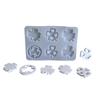 Silicone Resin Mold Jewelry Pendant Molds Four Leaf Clover Shape Silicone Pendant Molds Resin Craft Mold for Pendant