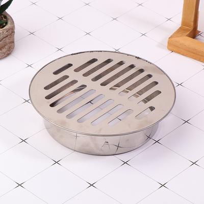 Golvbrunn 50/70/110/150mm rostfritt stål balkongavlopp tak runt golvbrunnslock regnrörslock avloppsrör golvbrunn