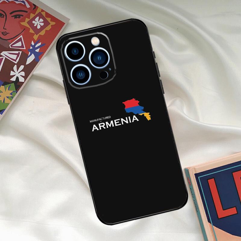 Armenian Flag Phone Case For iPhone 17 16 15 13 12 11 14 Pro Max 16 Plus 12 13 Mini 16e 17 Air Funda Cover