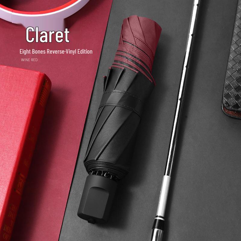 Extra Large Folding Umbrella for Two or Three People - Dual-Use for Sun and Rain with Sunscreen Sunshade