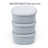 Wutuo Microwave-Safe Bento Boxes (3-Pack)