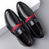 Fashion Men Leather Casual Shoes Street Cool Slip-on Loafers Comfortable Driving Shoes Big Size