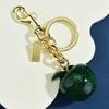Red Cherry Crystal Bag Pendant Keychain Cherry Pendant Women'S Bag Accessories Fashion Red Delicate Bag