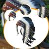 Artificial Feather Headpiece Fancy Dress Hat Native American Chief Headdress