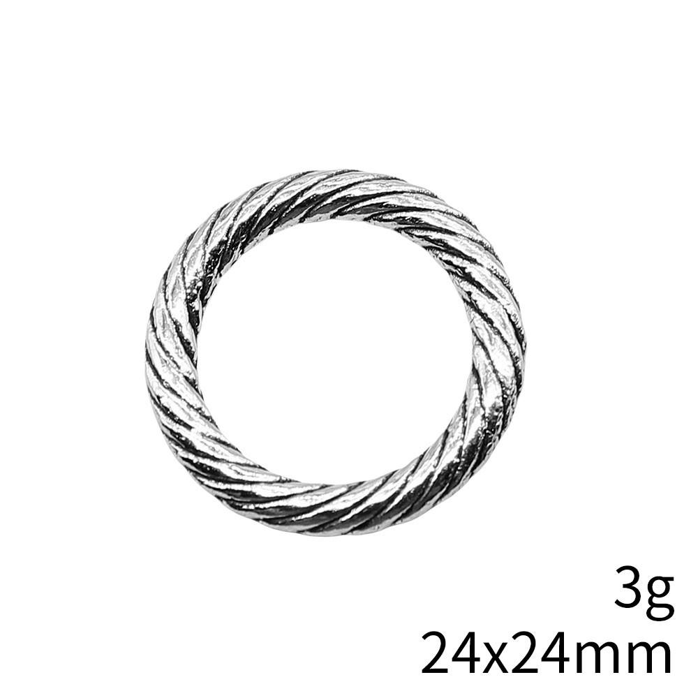 Christmas Decorations Jewelry Findings Hollow Circle Connector Accessories Parts Audience Accessories For Women Necklace And Earrings