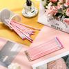 Tinlade 50 Pcs Triangular Grip Pencils Wood Wedding Pencils HB Graphite Pencil Pack Eraser for Baby Shower Drawing Sketching Bridal Shower Office