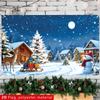 1Pcs Christmas Celebration Festive Pattern Decoration Background Xmas Backdrop Decorations For Photo Studio Photo Booth Party