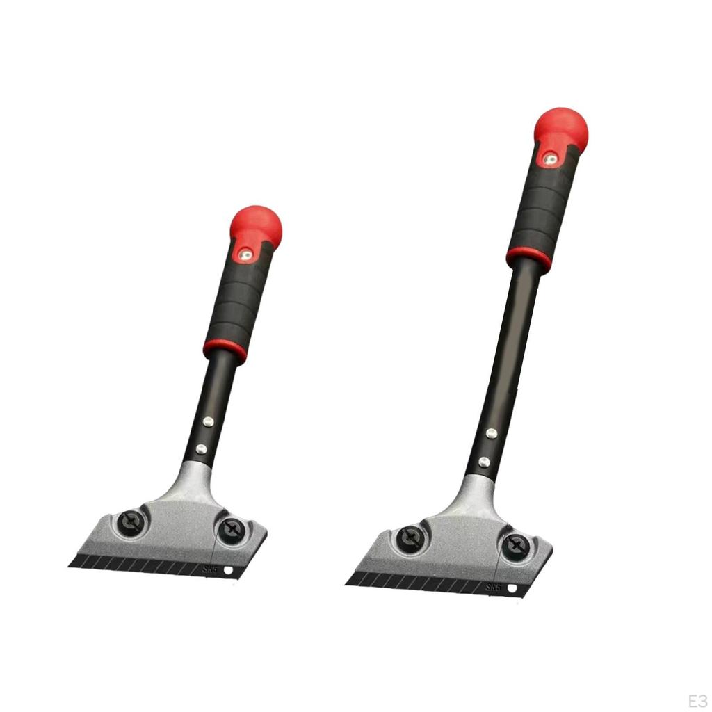 Rengöringsskrapor Tillbehör Ergonomiskt TPU-handtag Bärbart Mångsidigt Borttagningsverktyg Svart för Fönster